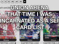 Union Arena That Time I Was Reincarnated as a Slime Card List