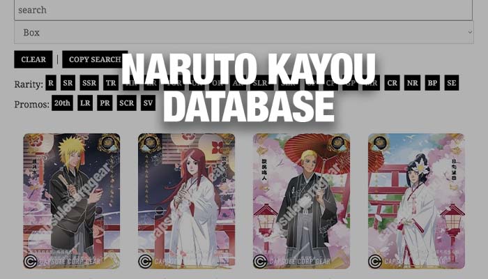 Naruto cards : List of Naruto Shippuden cards to collect !