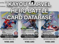 Kayou Marvel Hero Battle Card List