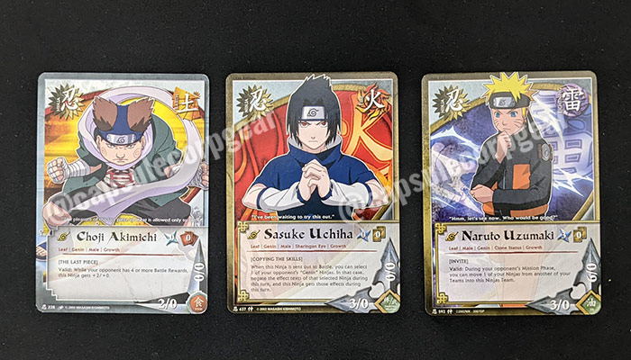 valuable naruto cards