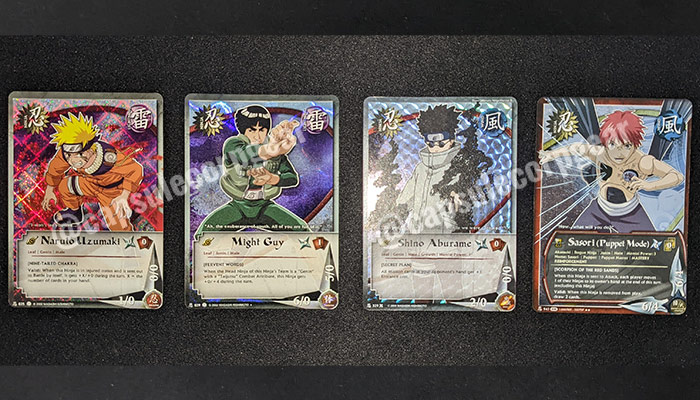 Naruto Cards Rarity Guide CAPSULE CORP GEAR