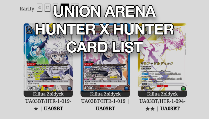 Union Arena TCG - [EX01BT] Hunter X Hunter Vol.2 Extra Booster Box