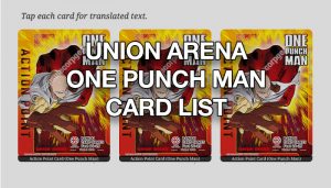 Union Arena Cards - CAPSULE CORP GEAR